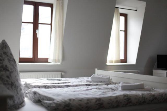 Pension Scharfe Ecke Hotell Görlitz Exteriör bild