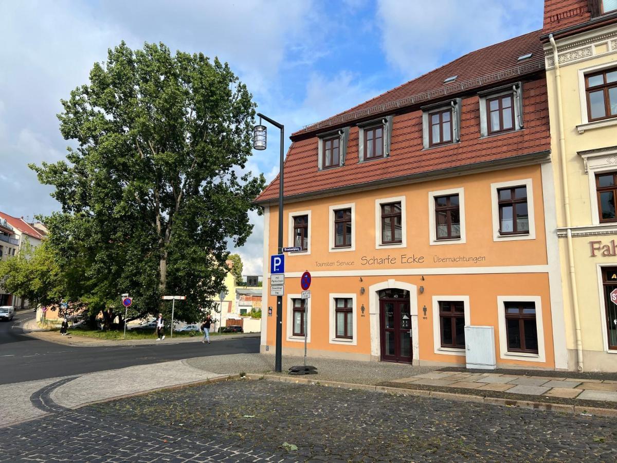 Pension Scharfe Ecke Hotell Görlitz Exteriör bild