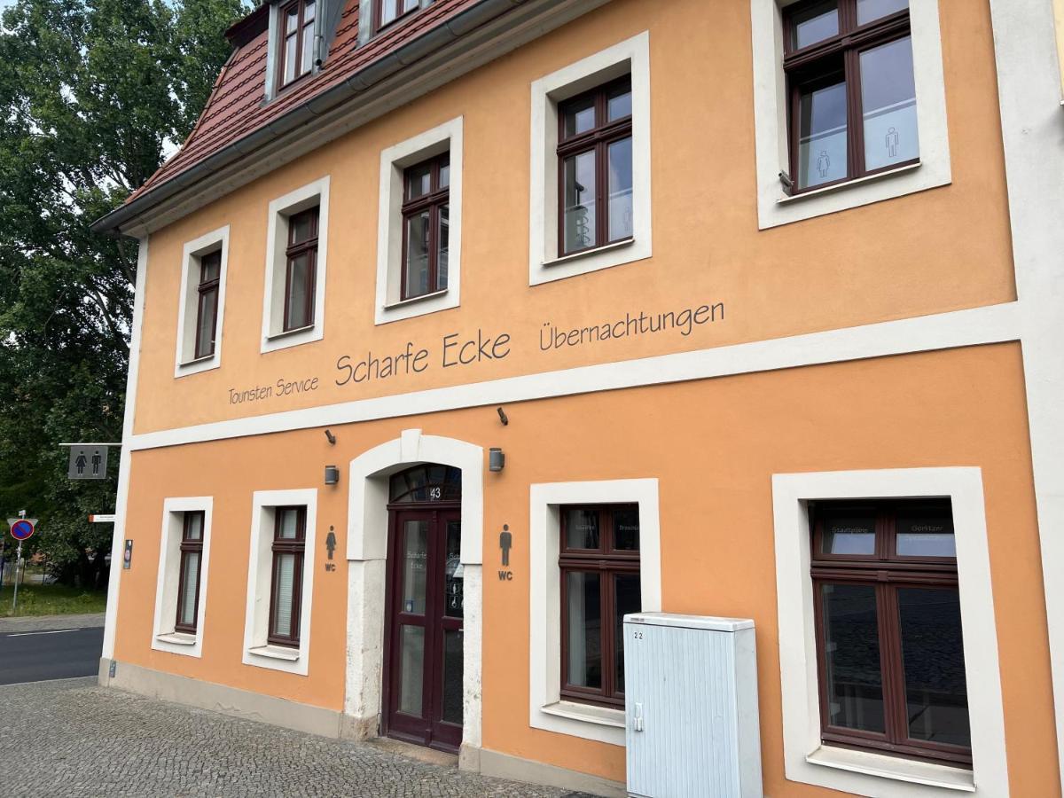 Pension Scharfe Ecke Hotell Görlitz Exteriör bild